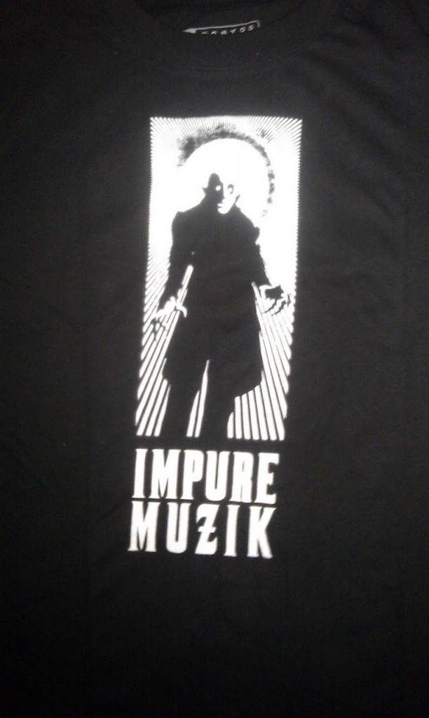 T-shirt IMPURE MUZIK "Nosferatu" white