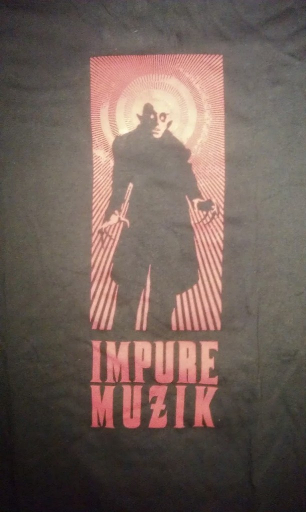 T-shirt IMPURE MUZIK "Nosferatu" red